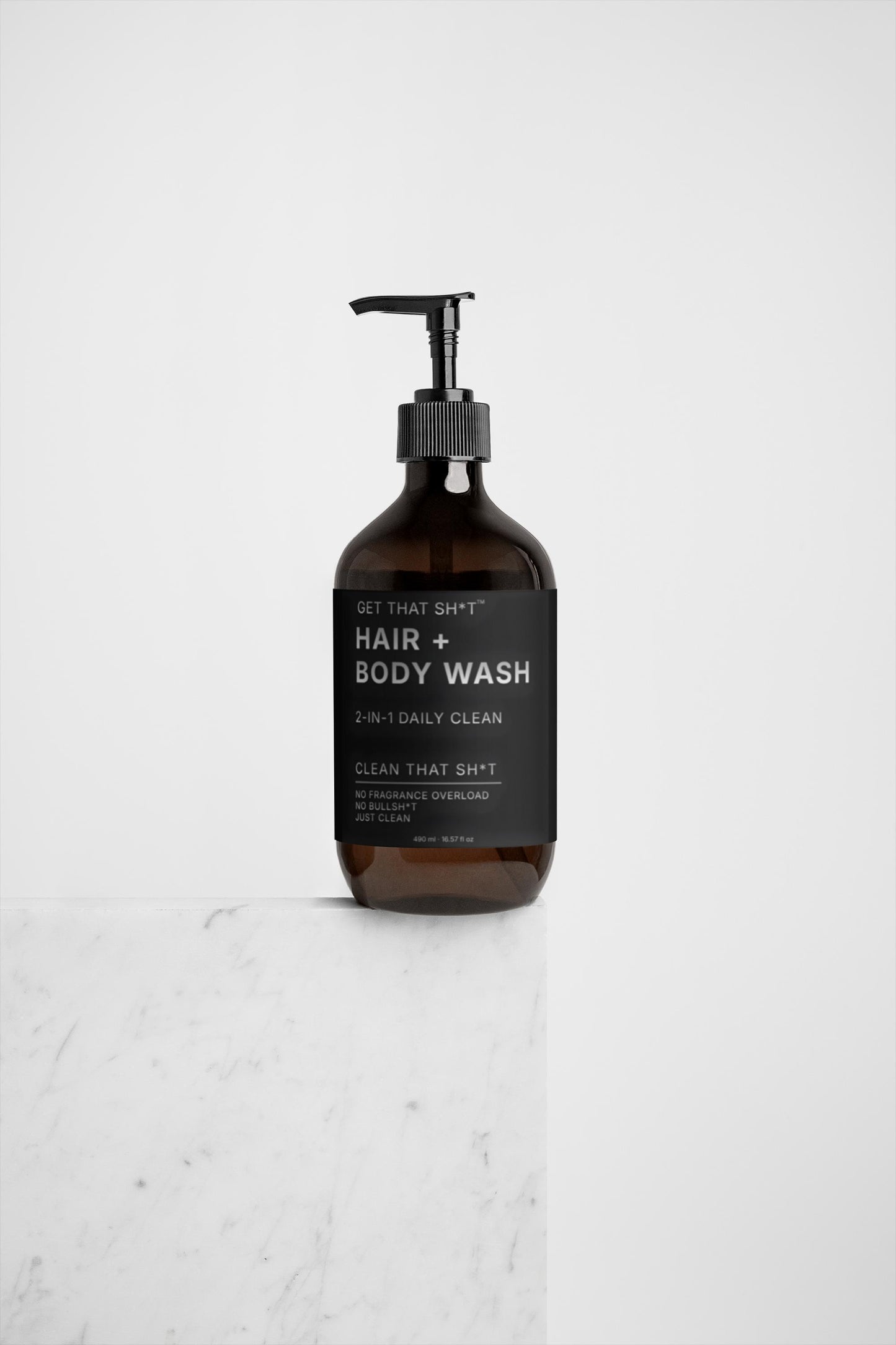 CLEAN THAT SH*T™             2-in-1 Hair & Body Wash for men